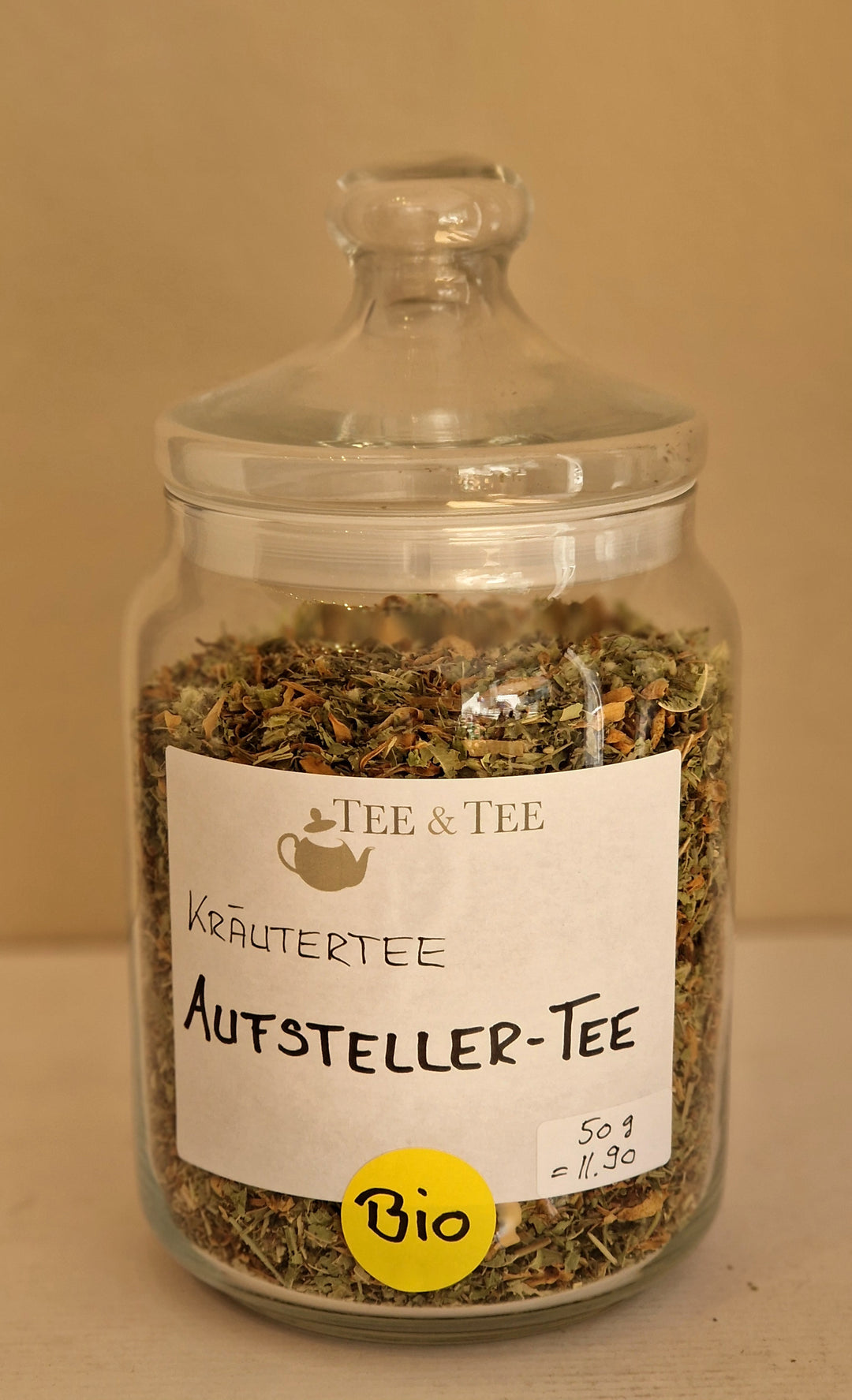 Hausmischung:  Aufsteller-Tee
