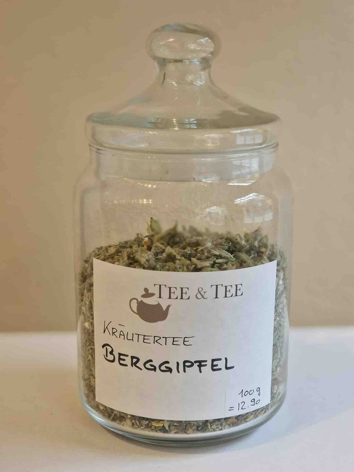 Herbal tea mountain peak